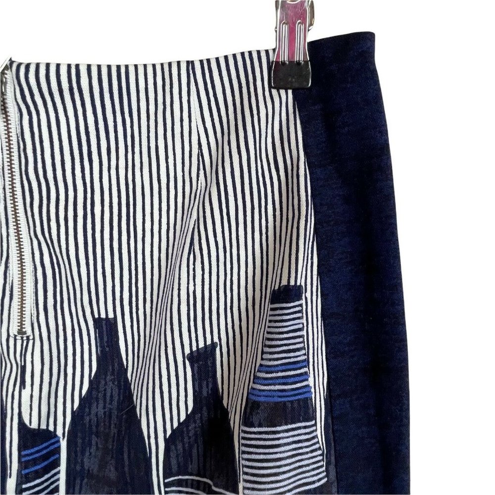 The Top Shelf Party Skirt!!  Nic+Zoe Bottles Vessels Pencil Skirt Size 6 - Picture 3 of 7